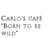Casella di testo: Carlos caf Born to be wild